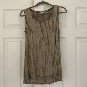 Cable and Gauge green Sleeveless shirt size small